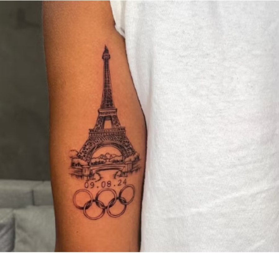 Ana Patrícia faz tatuagem e eterniza ouro olímpico em Paris: “Realização de um sonho”